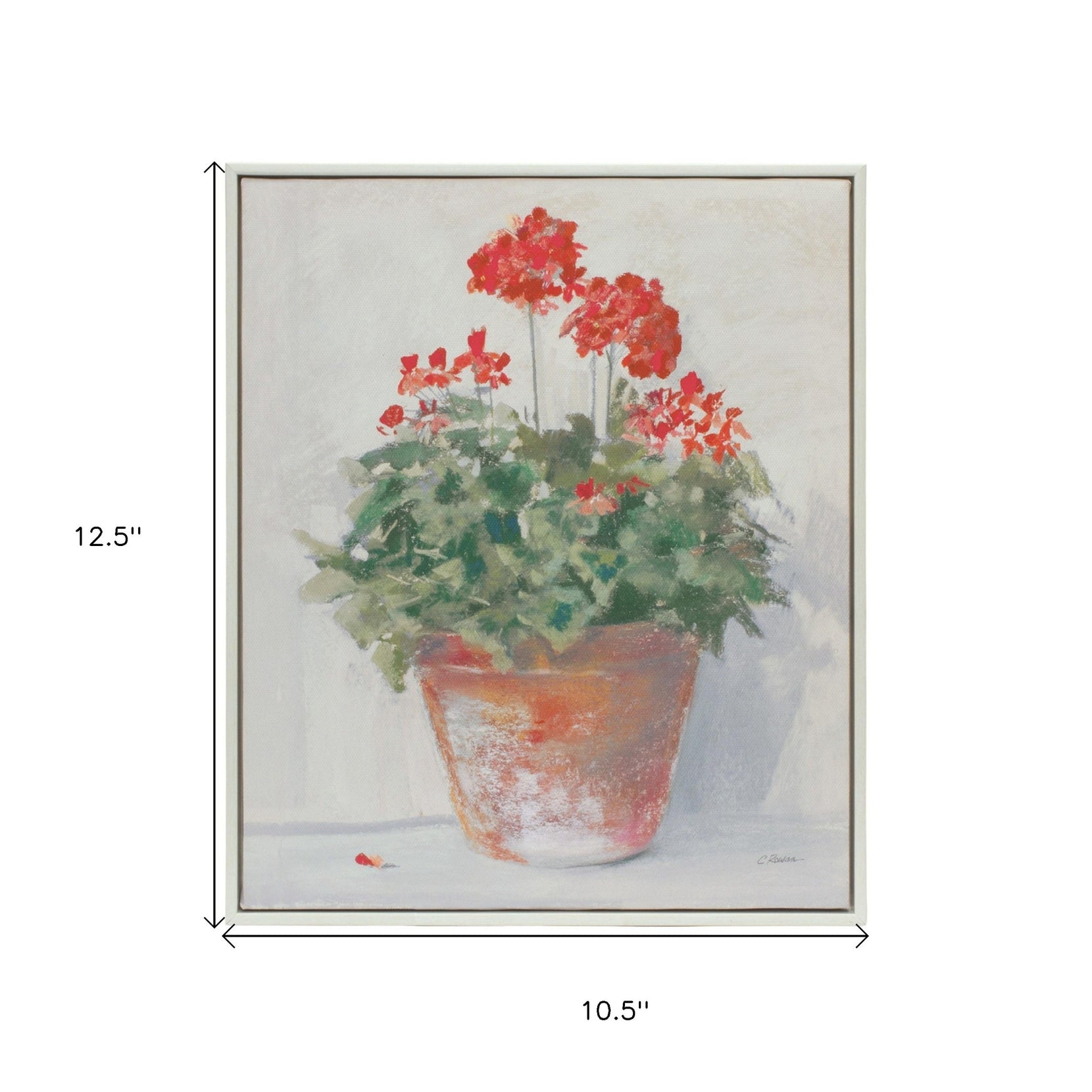 Set Of Two Acrylic Flower Wall Art | 10.5