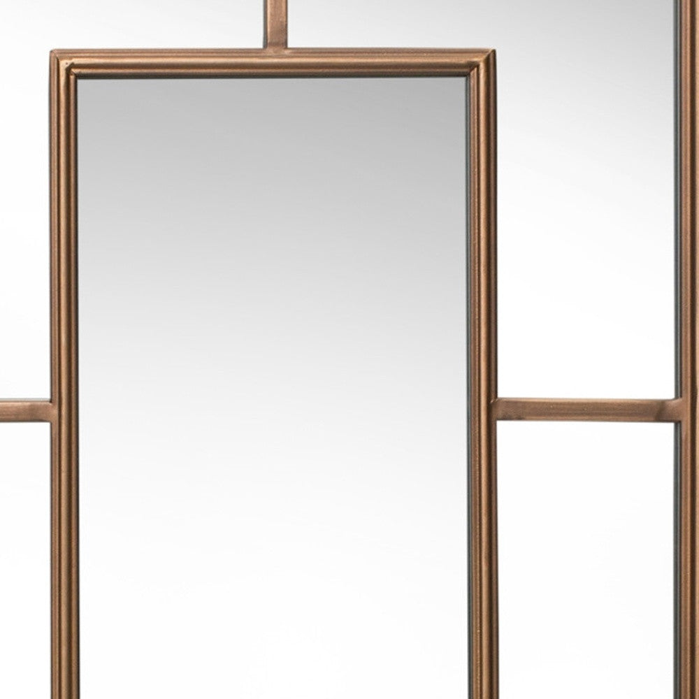 Bronze Metal Wall Mirror | 16