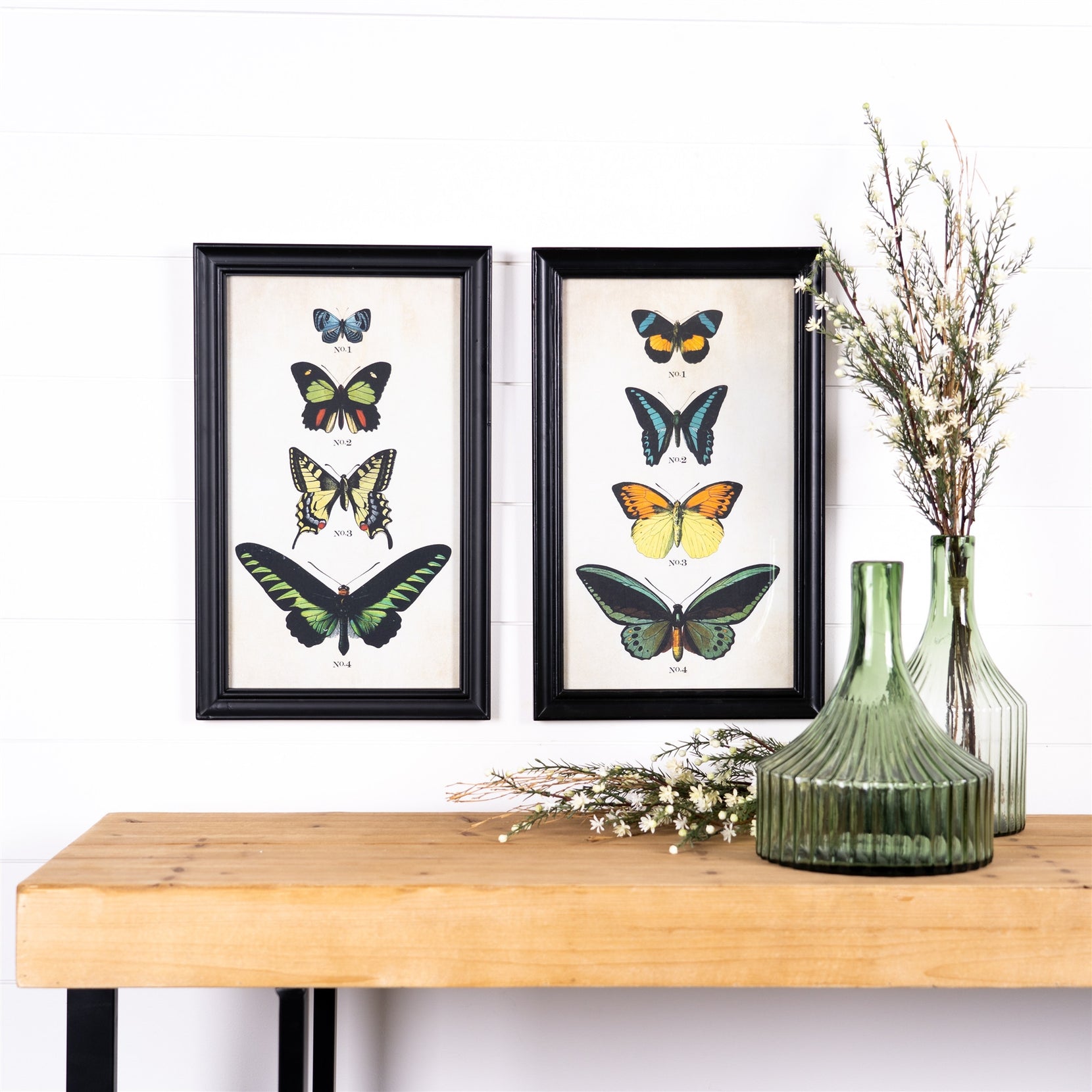 Set Of Two Butterfly Framed Art Prints | 11