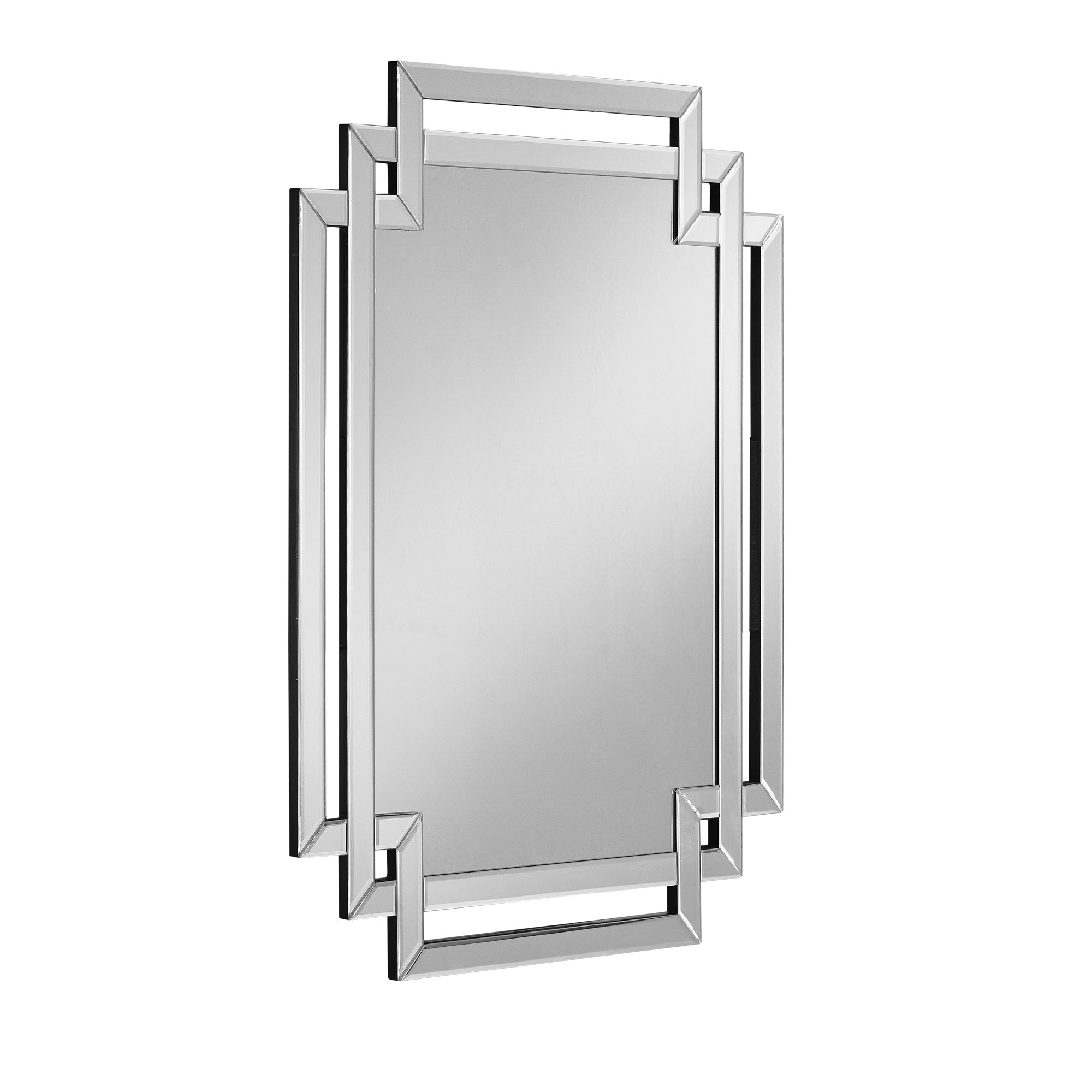 Clear Rectangle Accent Unframed Wall Mirror | 36