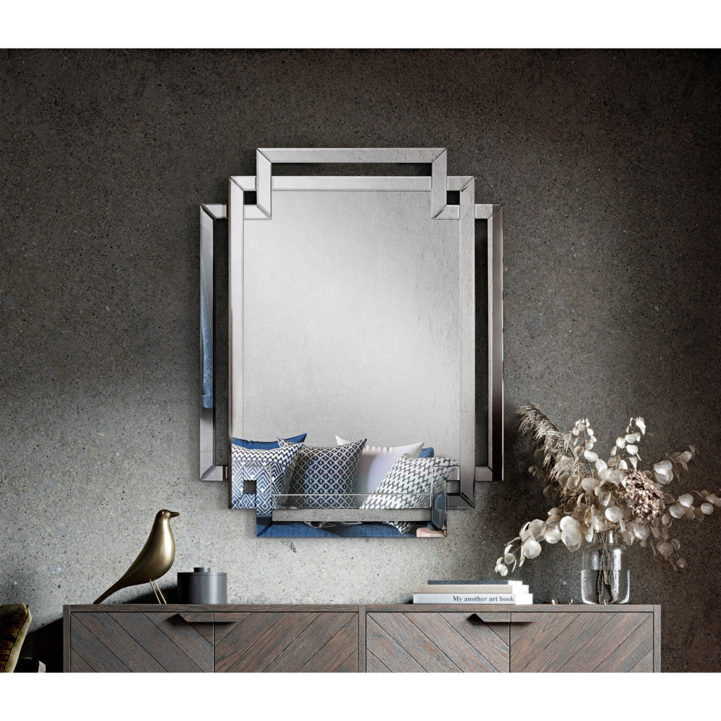 Clear Rectangle Accent Unframed Wall Mirror | 36