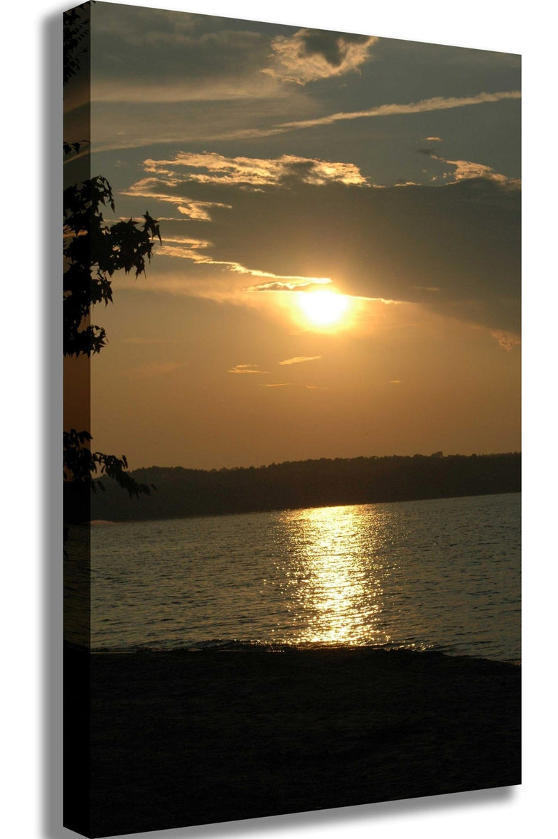 Guernsey Sunset II Canvas Printed