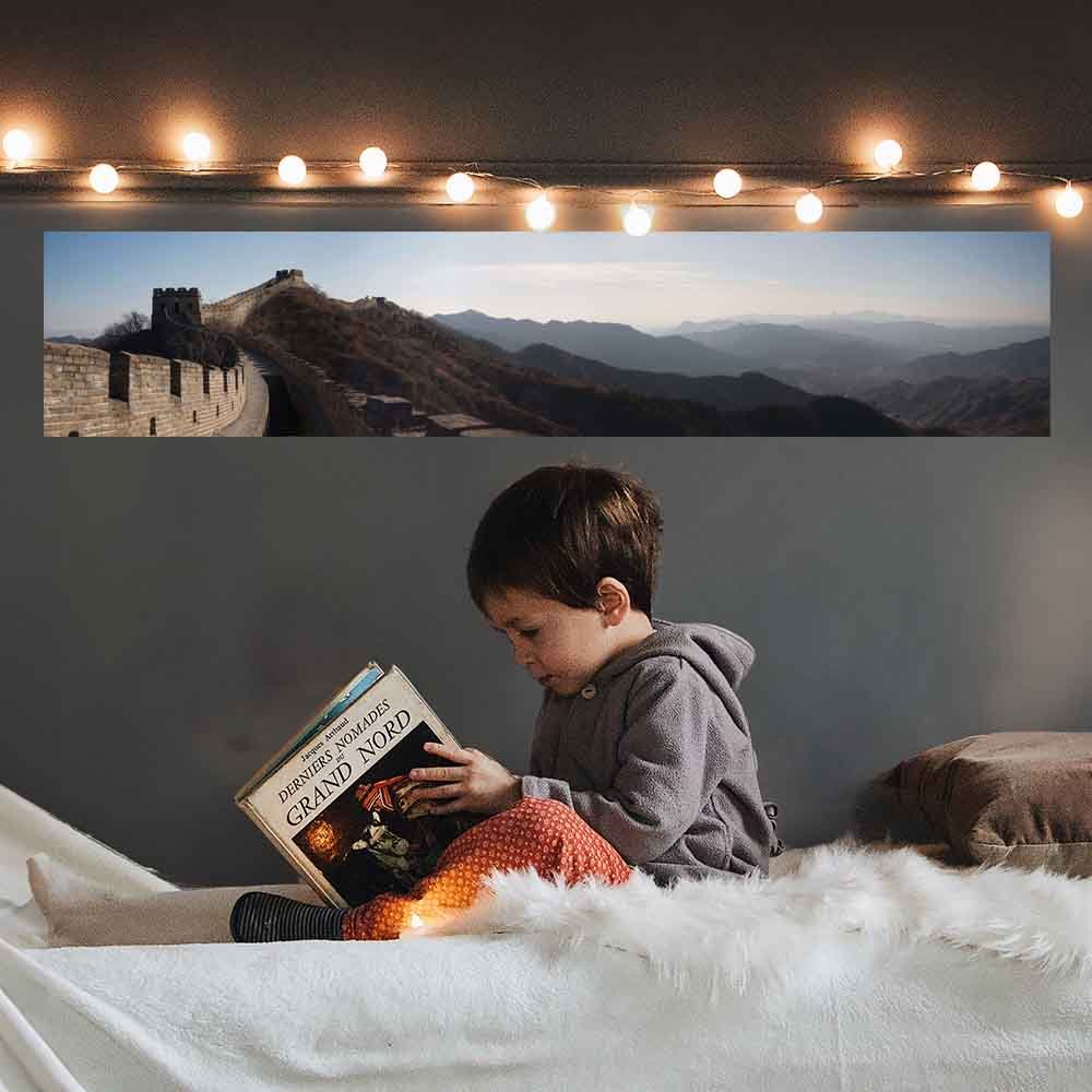 60 inch Great Wall Decal Installed in Boys Room