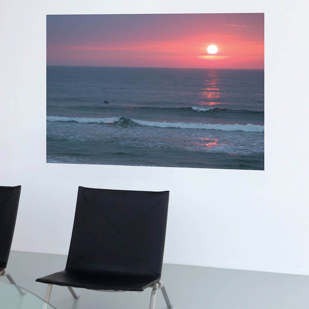 40x60 inch Sunset II Poster Displayed on Wall