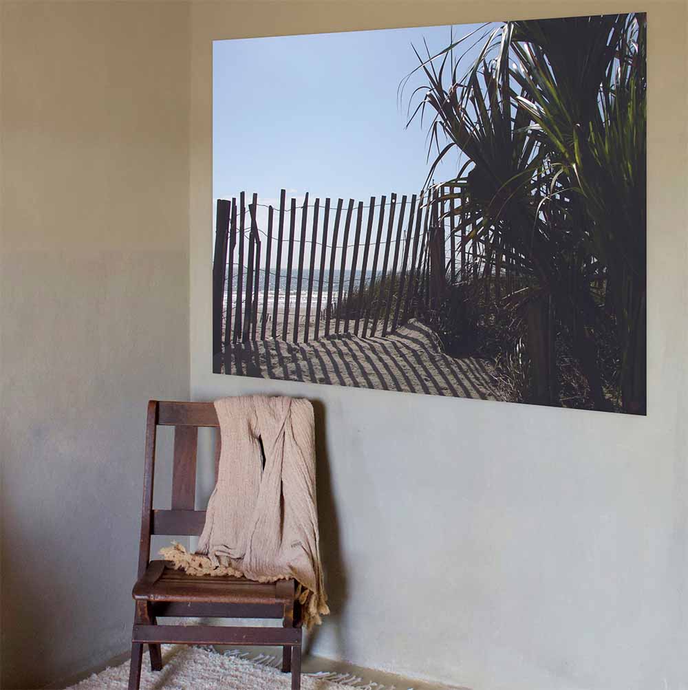 60 inch Beach Jungle Gloss Poster Displayed in Corner