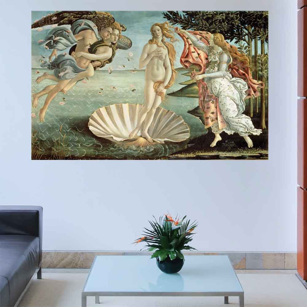 37.5x60 inch The Birth of Venus Decal Installed in Waiting Room