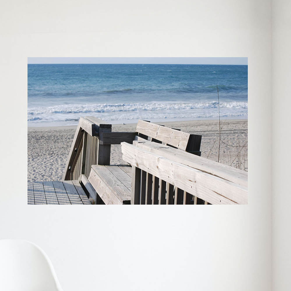 40x60 inch Beach Poster Displayed on Wall