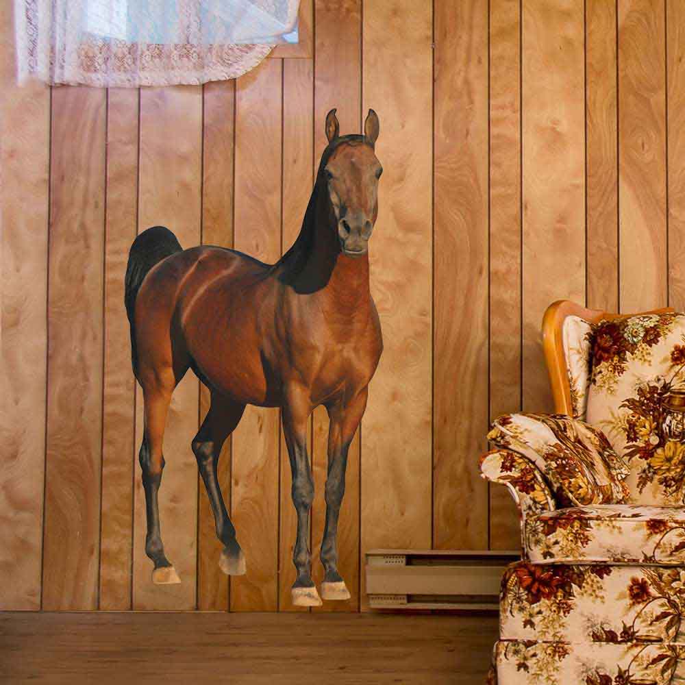 60 inch Horse Die-Cut Decal Installed in Living Room