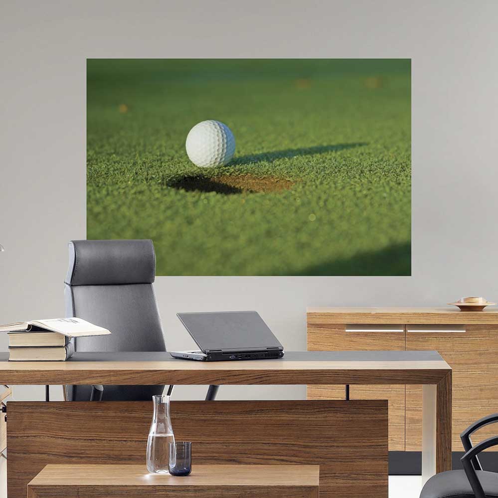 40x60 inch Lag Putt Gloss Poster Installed in Office