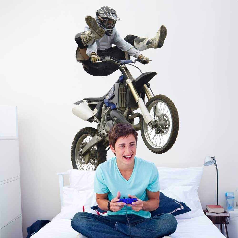 36.5x60 inch Shaolin Trick Decal Installed in Teens Room