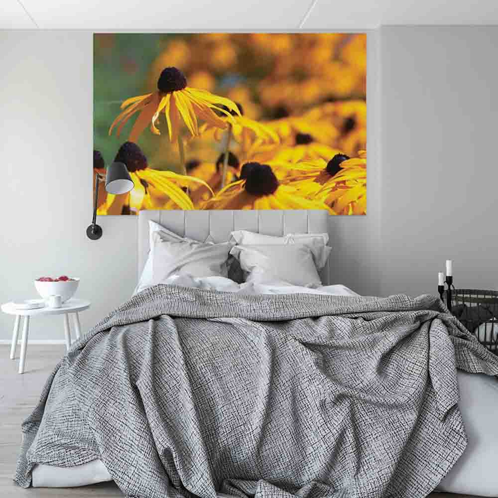 72 inch Big Brother Floral Decal Installed in Bedroom