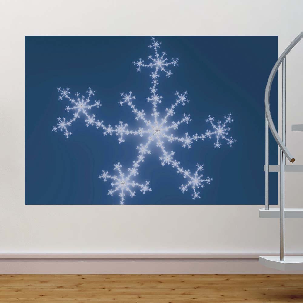 72 inch Starry Sky Art Decal Installed by Spiral Staircase