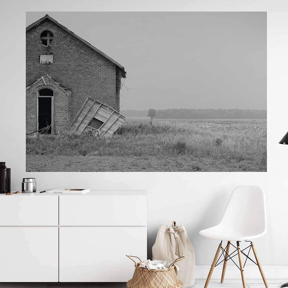 48x72 inch Schoolhouse Poster Displayed in Kitchen