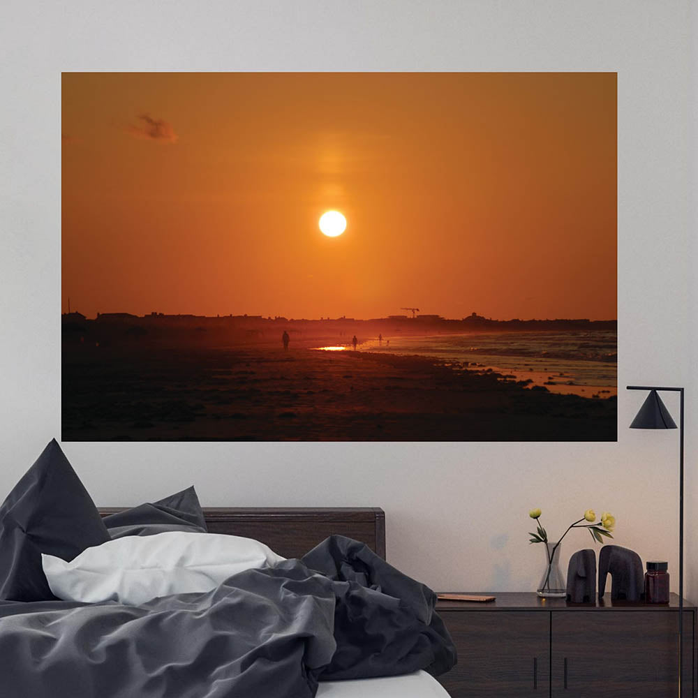 48x72 inch Sunset Poster Displayed in Bedroom