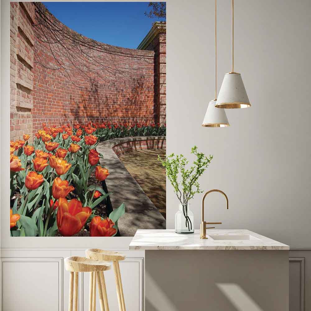 48x72 inch Wall Decal Installed in Kitchen