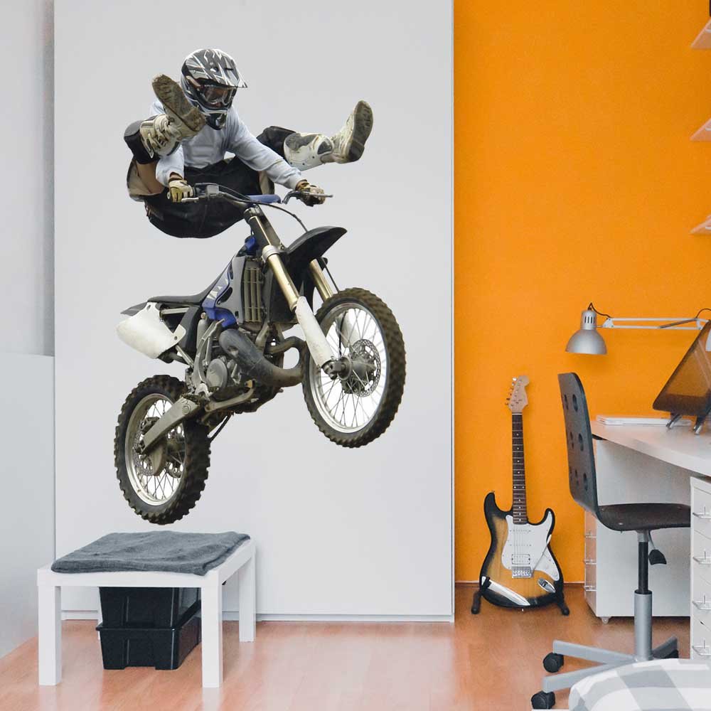 44x72 inch Shaolin Trick Decal Installed in Dorm Room