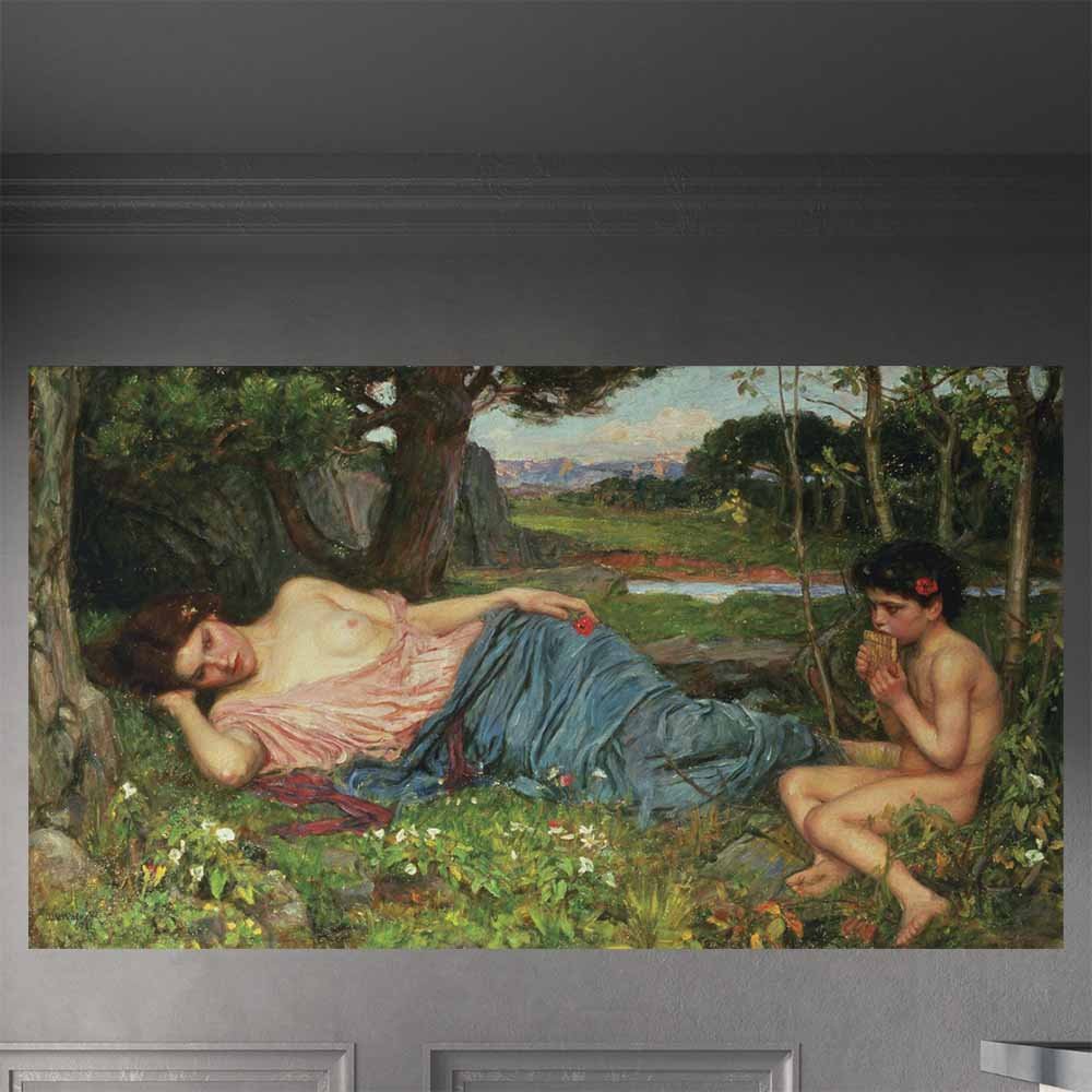 84 inch Listen to My Sweet Pipings Decal Installed on Wall