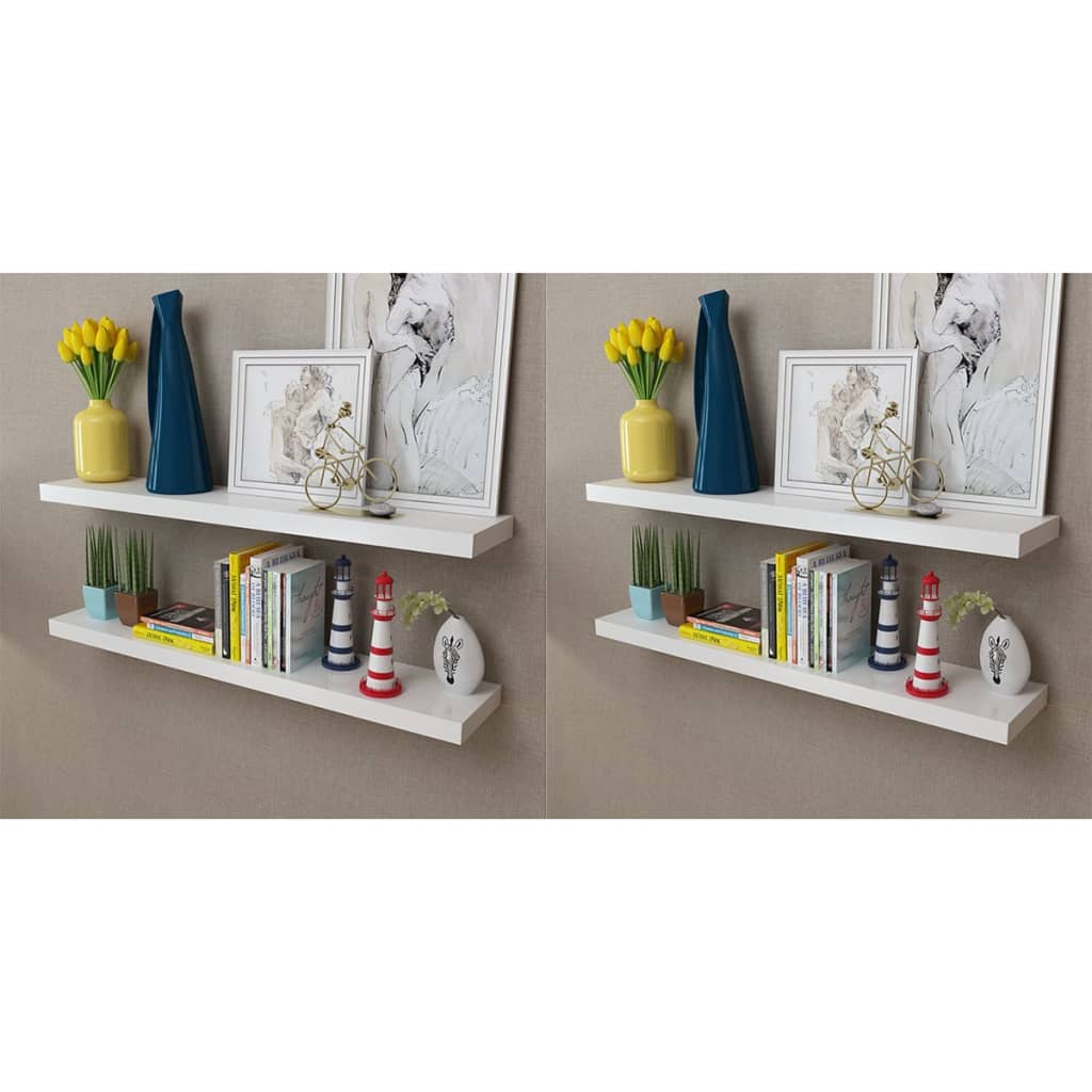 vidaXL Wall Shelves Floating Shelves Wall Mounted Display Shelves for Book DVD-11