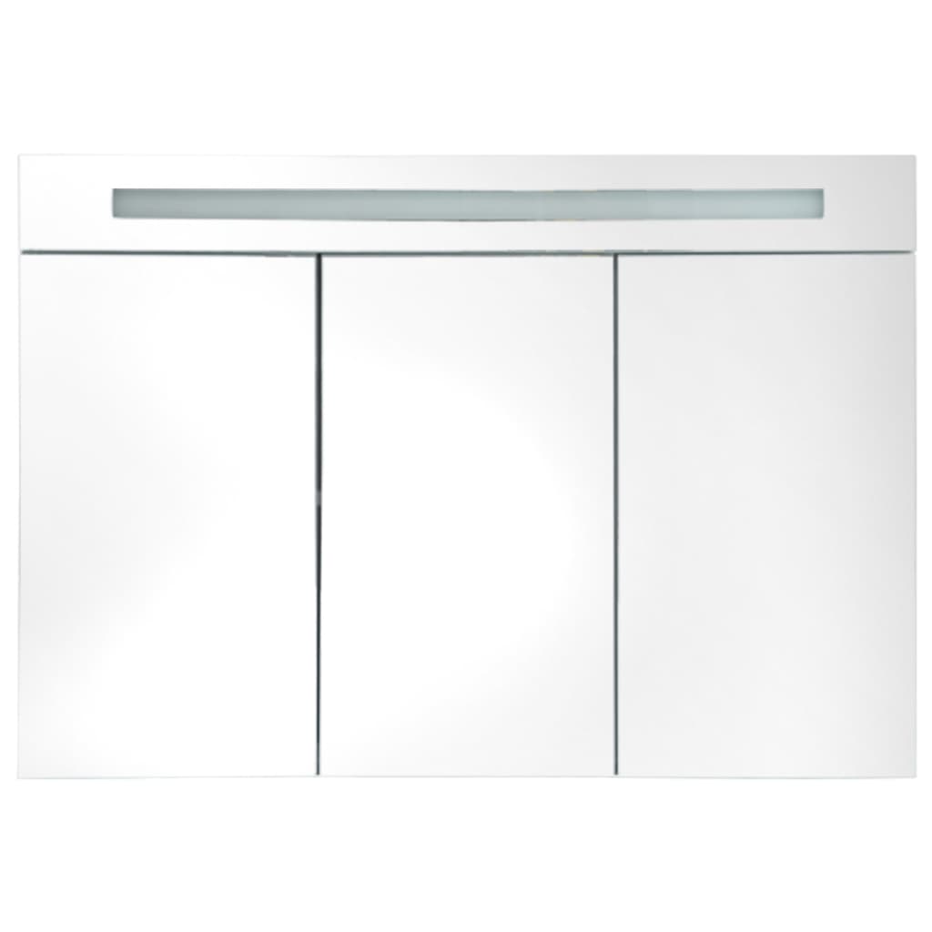 vidaXL LED Bathroom Mirror Cabinet 34.6