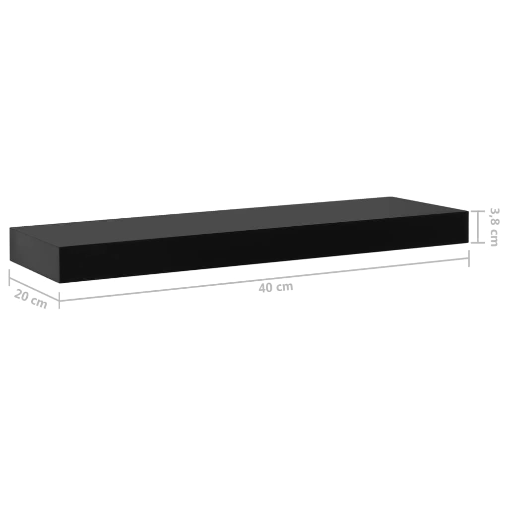 vidaXL Wall Shelves Floating Shelves Wall Mounted Display Shelves for Book-2