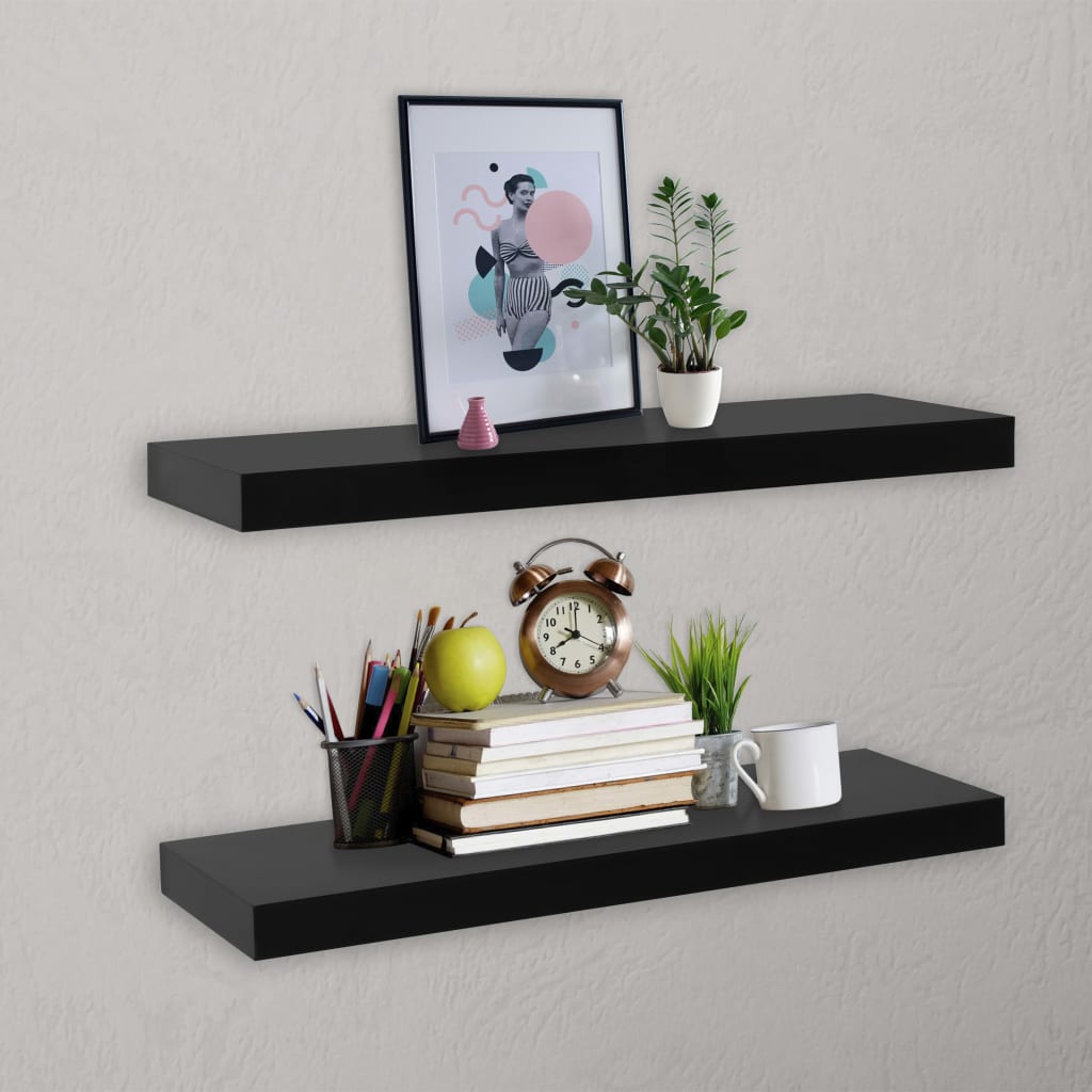 vidaXL Wall Shelves Floating Shelves Wall Mounted Display Shelves for Book-5