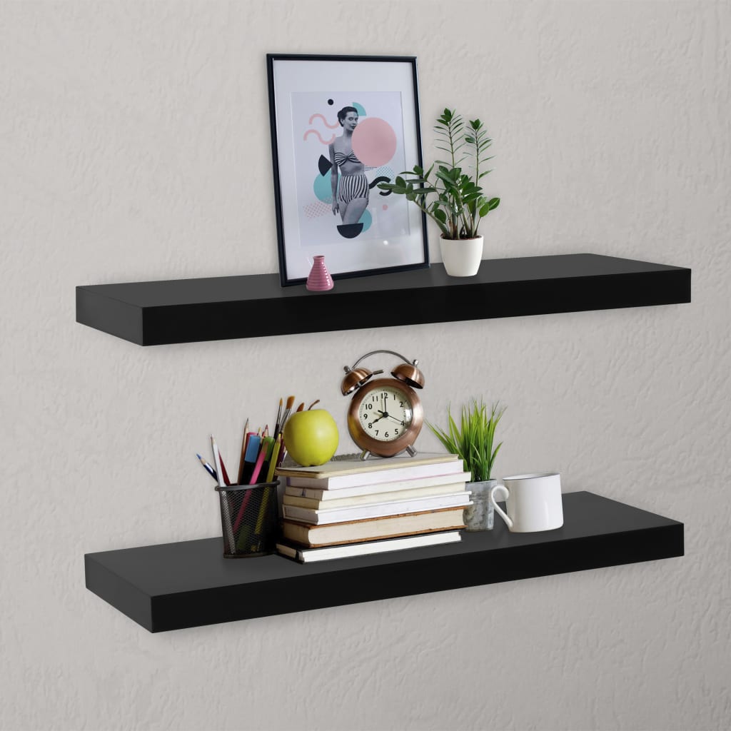 vidaXL Wall Shelves Floating Shelves Wall Mounted Display Shelves for Book-6