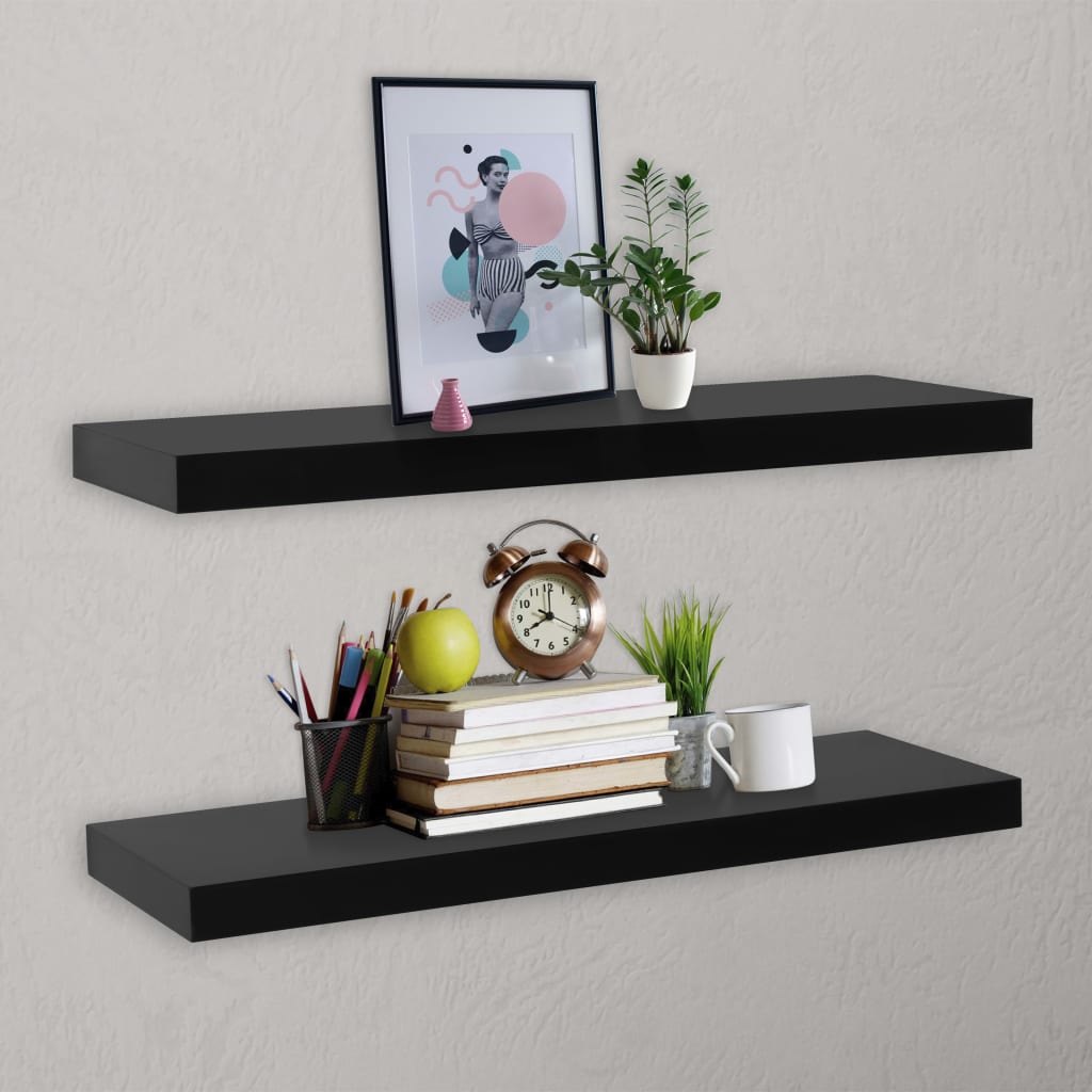 vidaXL Wall Shelves Floating Shelves Wall Mounted Display Shelves for Book-7