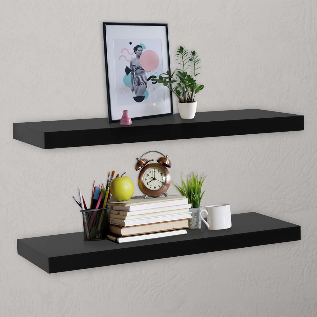 vidaXL Wall Shelves Floating Shelves Wall Mounted Display Shelves for Book-8