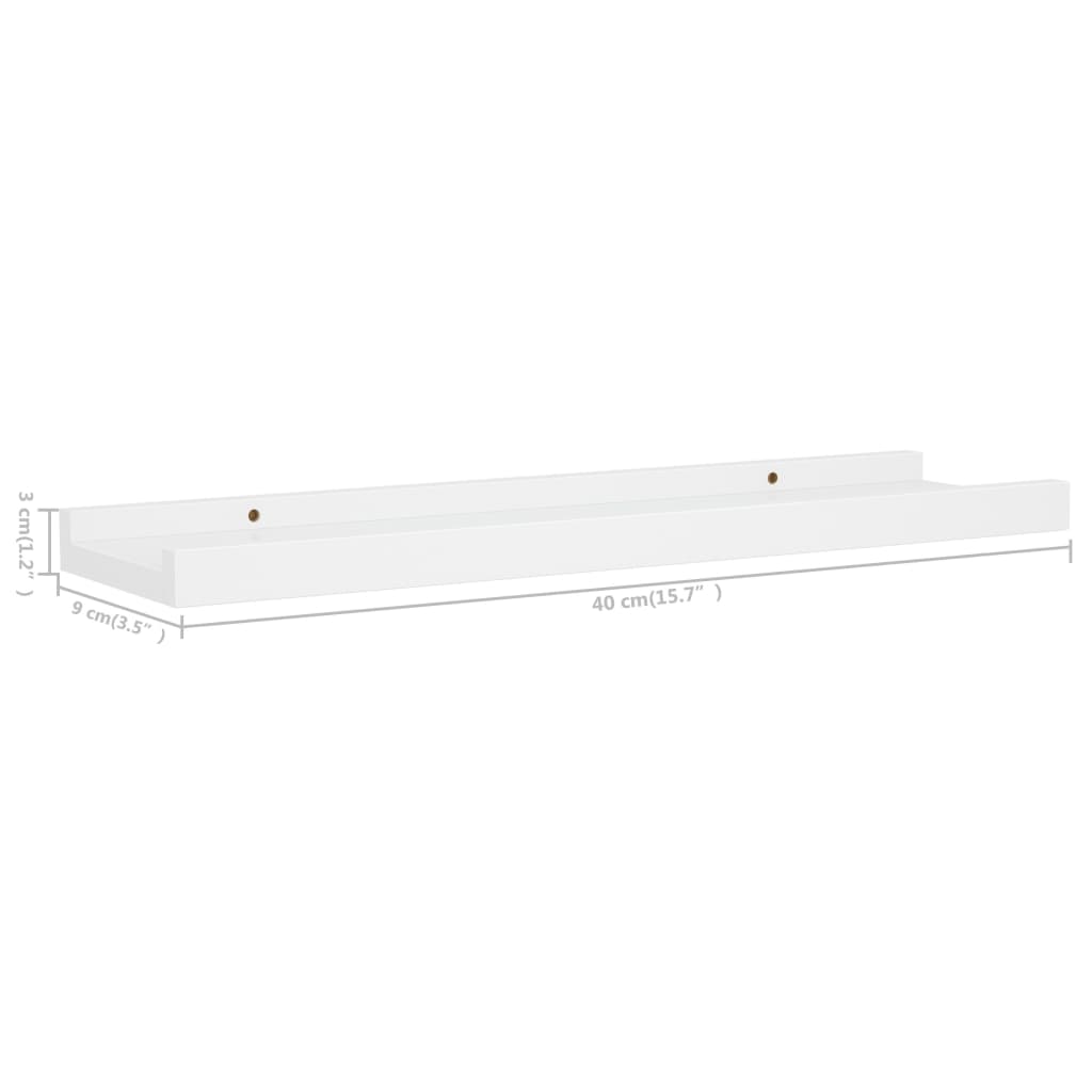 vidaXL Wall Shelves Floating Shelves Wall Mounted Display Shelves for Book-4