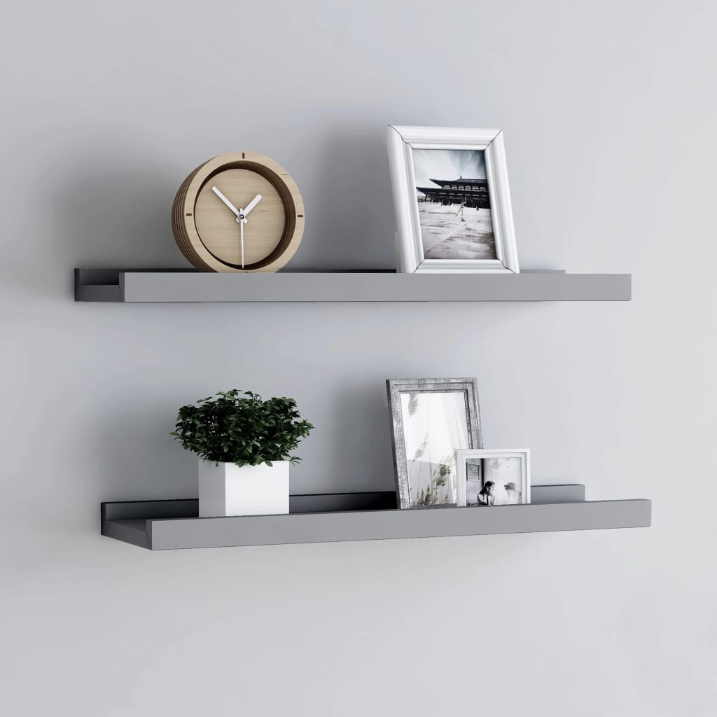 vidaXL Wall Shelves Floating Shelves Wall Mounted Display Shelves for Book-11