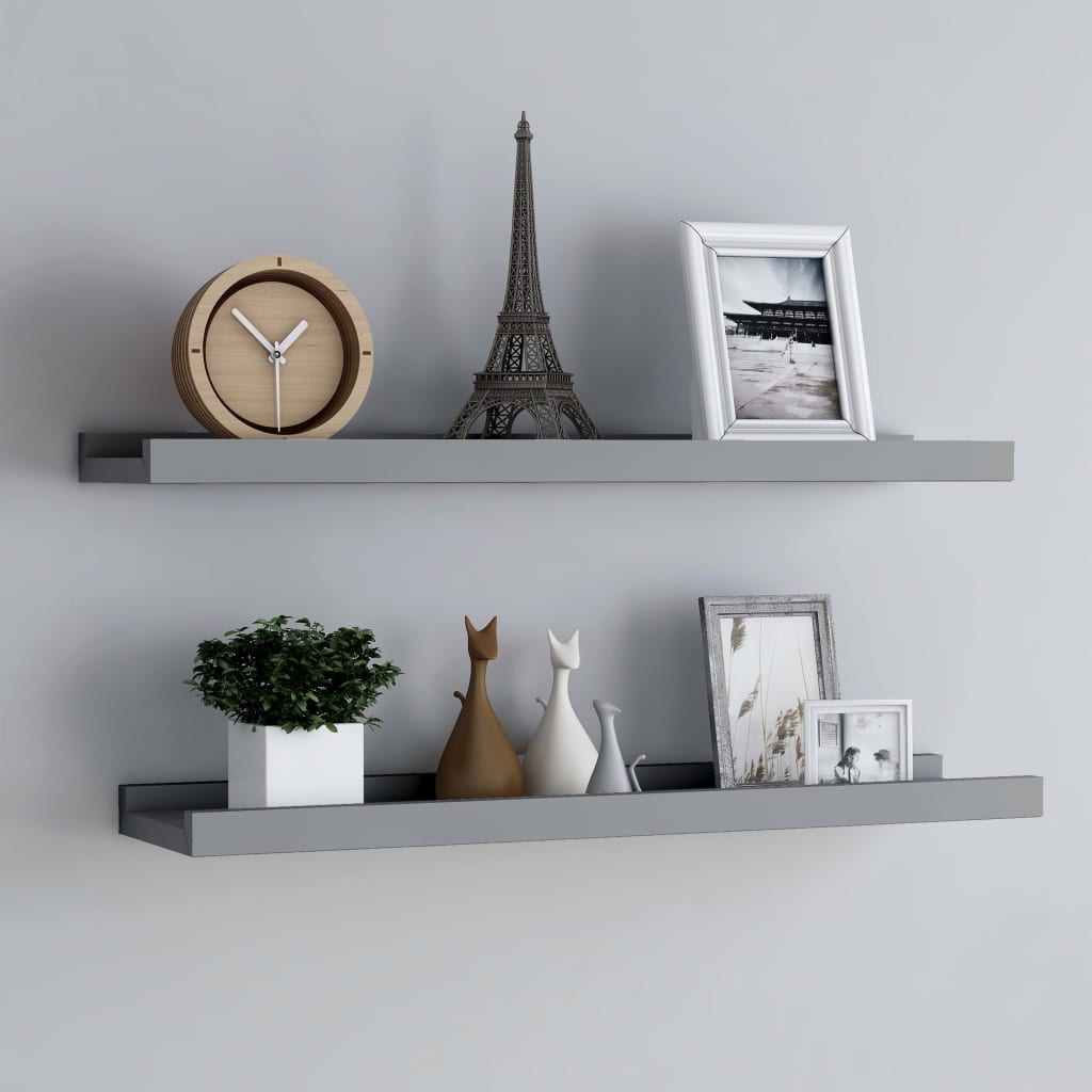 vidaXL Wall Shelves Floating Shelves Wall Mounted Display Shelves for Book-13