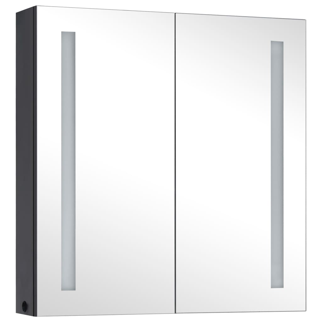 vidaXL LED Bathroom Mirror Cabinet 24.4