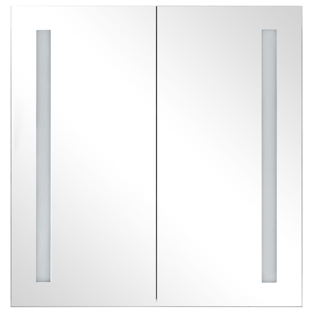 vidaXL LED Bathroom Mirror Cabinet 24.4