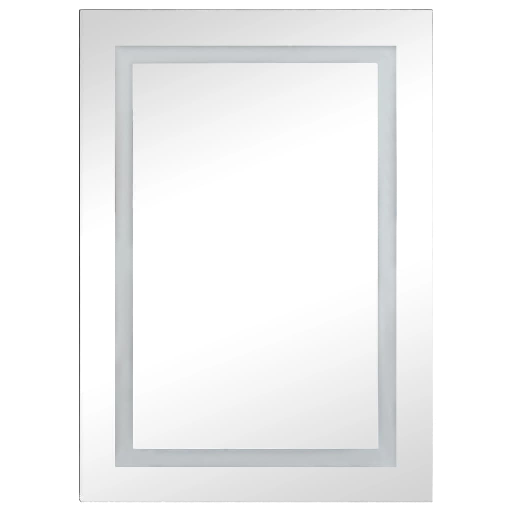 vidaXL LED Bathroom Mirror Cabinet 19.7
