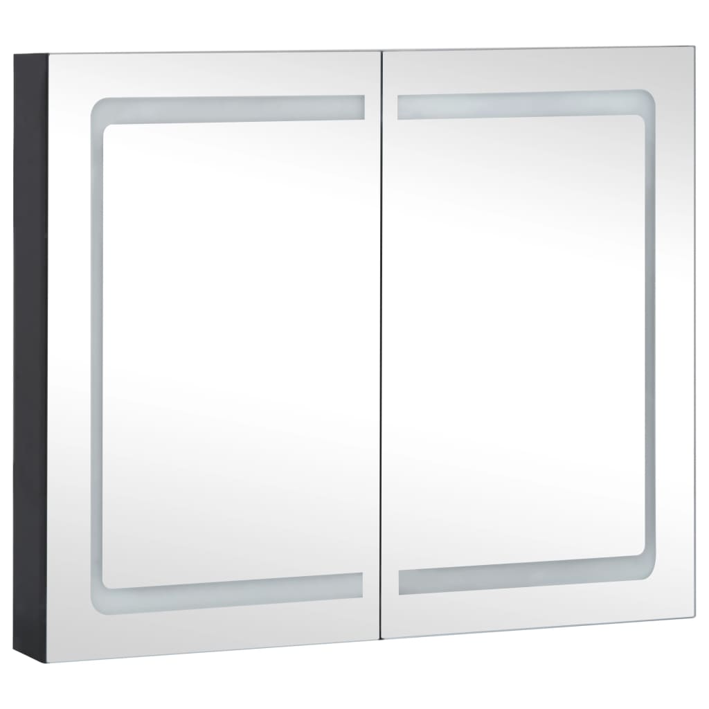 vidaXL LED Bathroom Mirror Cabinet 31.5