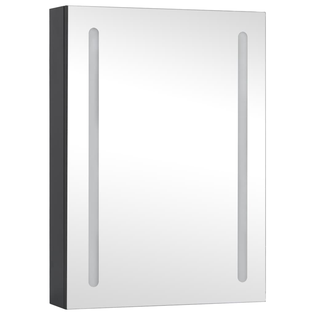 vidaXL LED Bathroom Mirror Cabinet 19.7