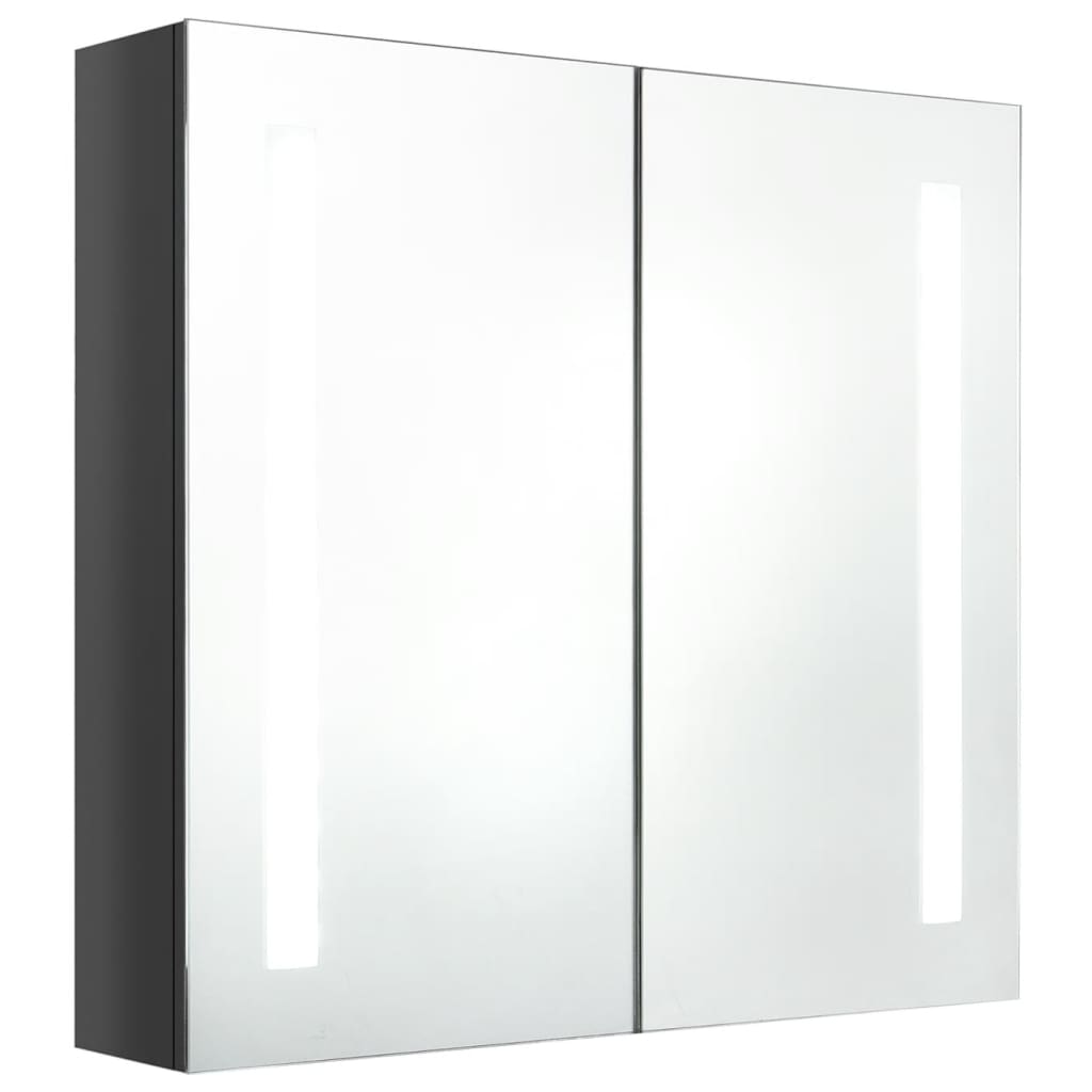 vidaXL Bathroom Cabinet Mirrored Bathroom Vanity Wall Mounted Medicine Cabinet-0