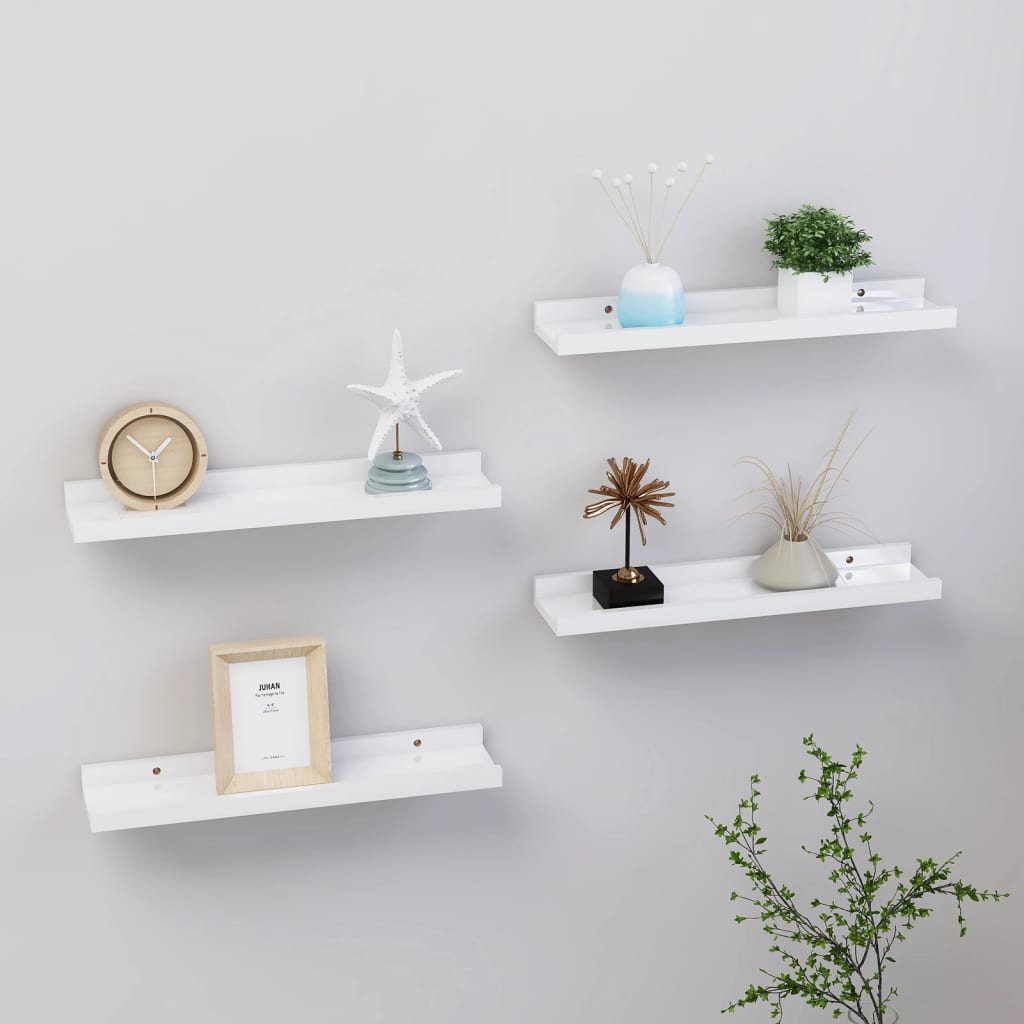 vidaXL Wall Shelf Floating Shelf Wall Mounted Display Shelf for Photo Frame-28