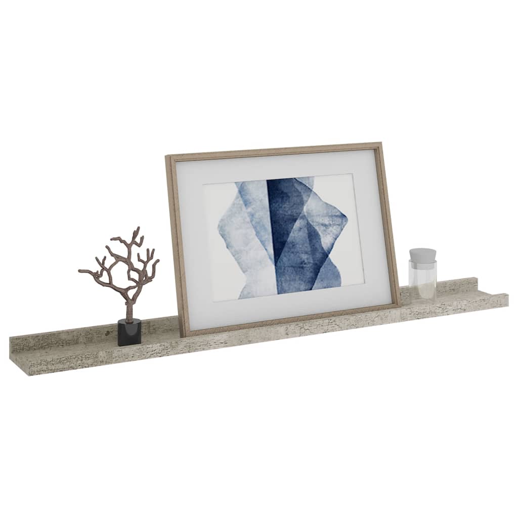 vidaXL Wall Shelf Floating Shelf Wall Mounted Display Shelf for Photo Frame-2