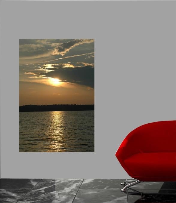 Guernsey Sunset Glossy Poster (5 Sizes Available)