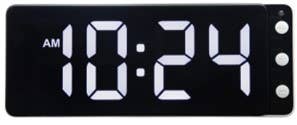 NeXtime Digital Clock with Large White Numbers | 4.5
