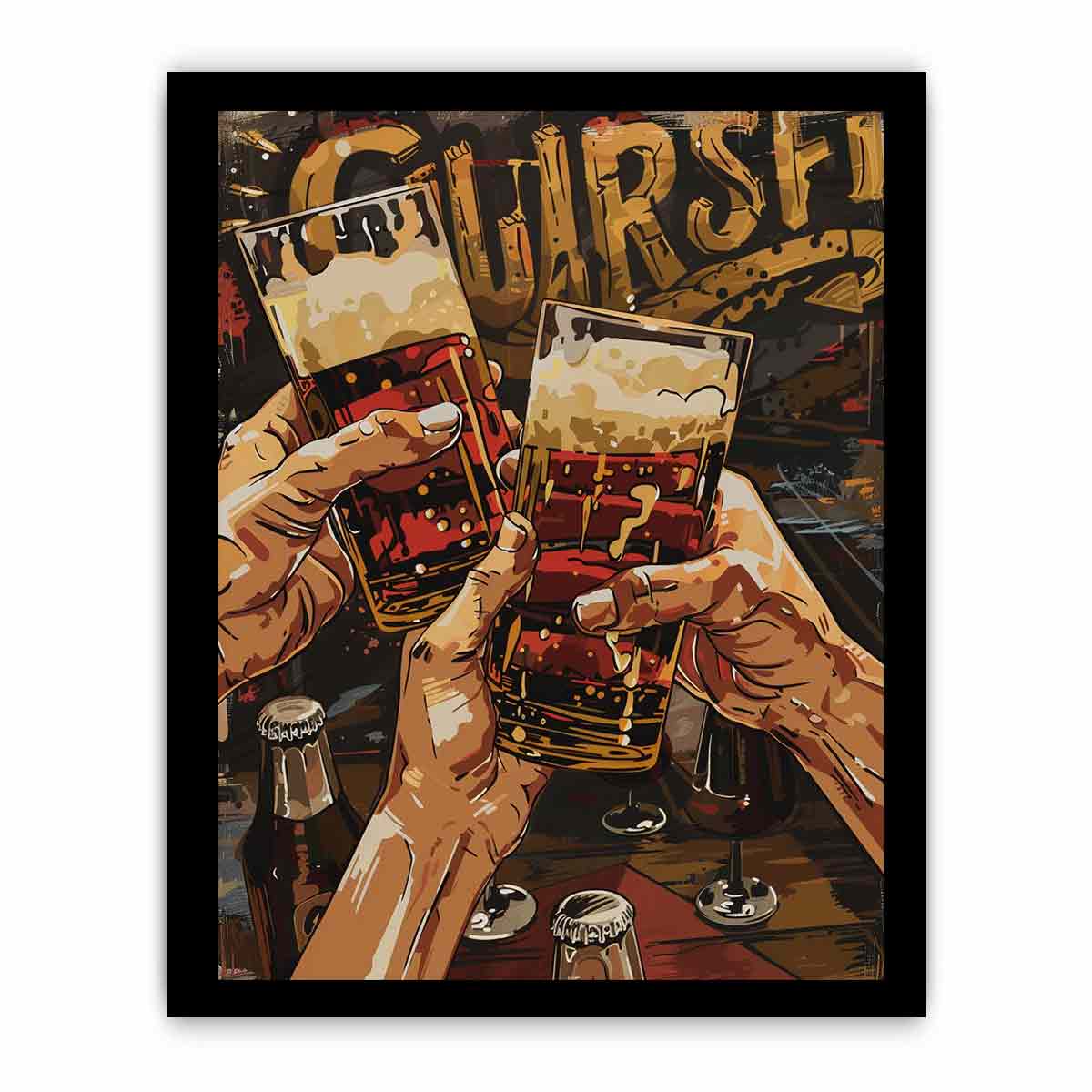 Cheers Framed Framed Print-2