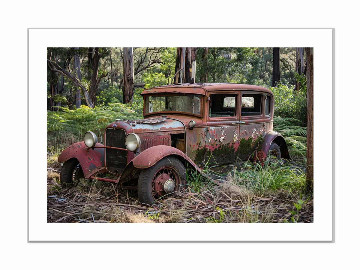 Vinatge Car  Framed Print-3