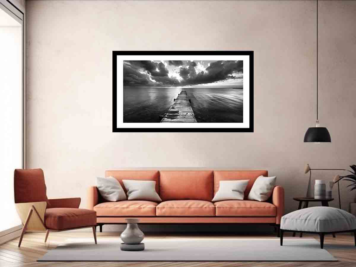 Jetty Road Framed Print-4