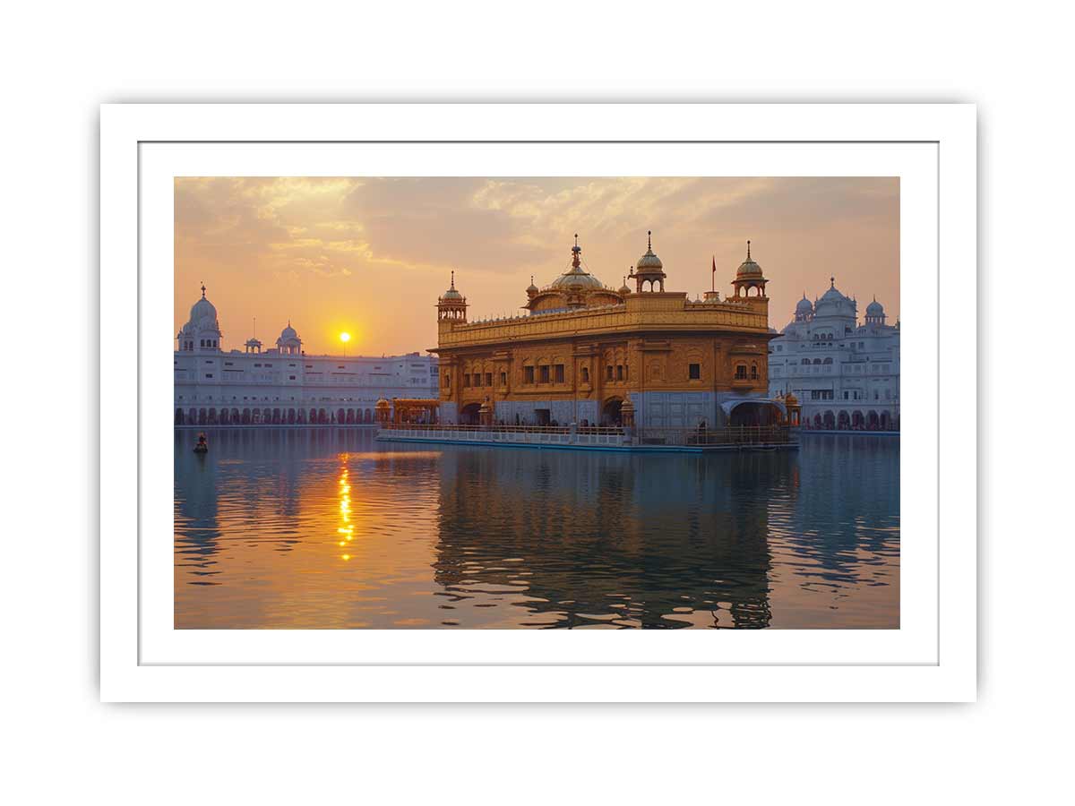 Golden Temple Frame Art-1