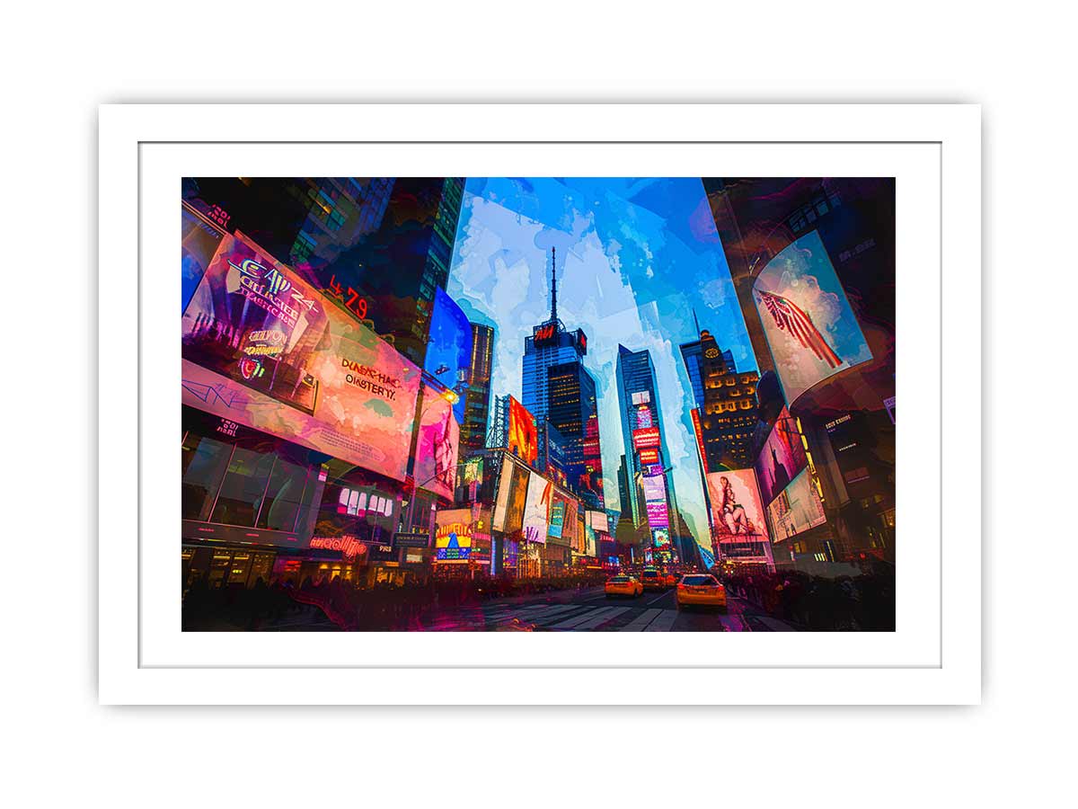 Times Square Framed Print-1