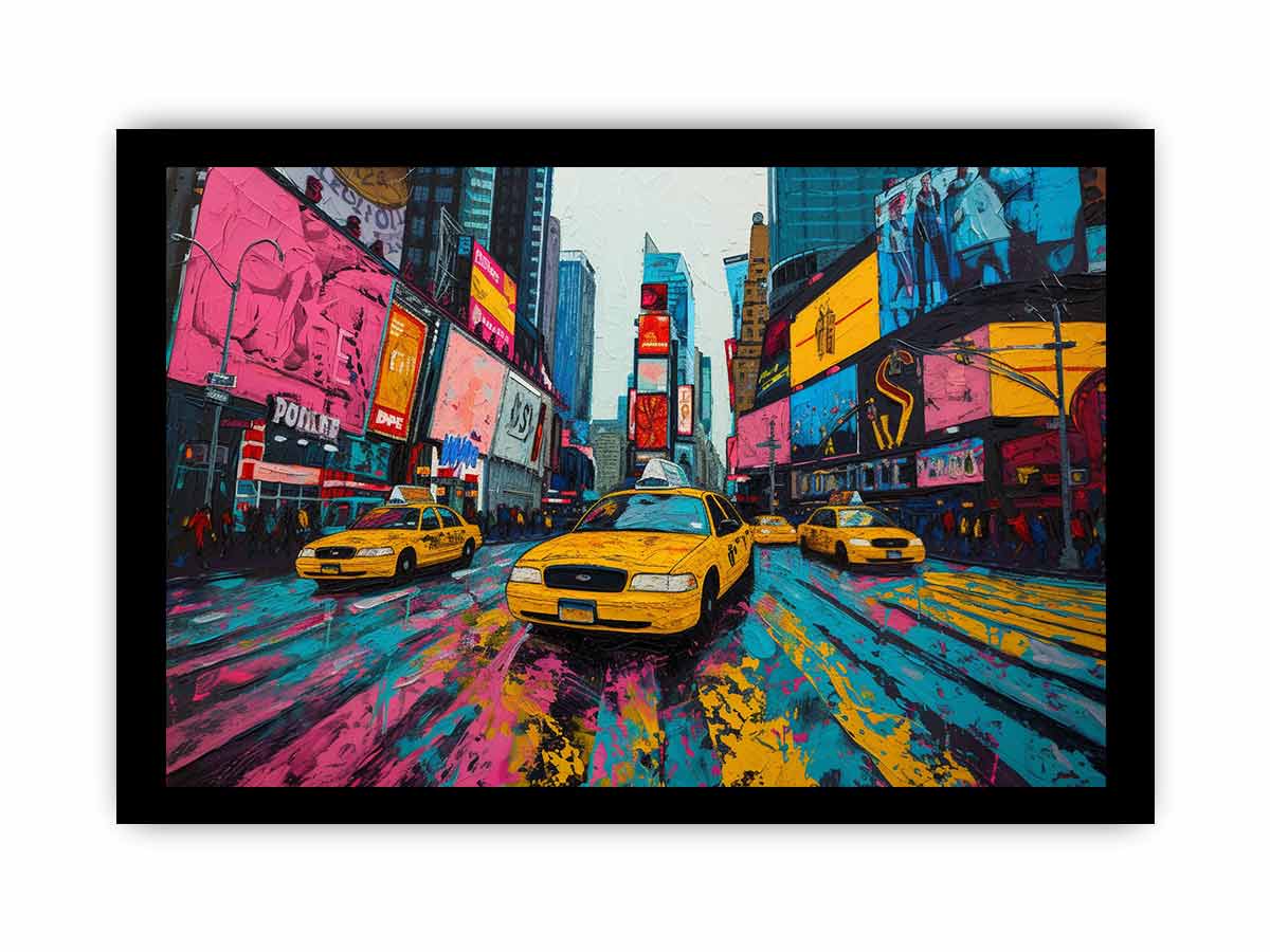 Times Square Framed Framed Print-2