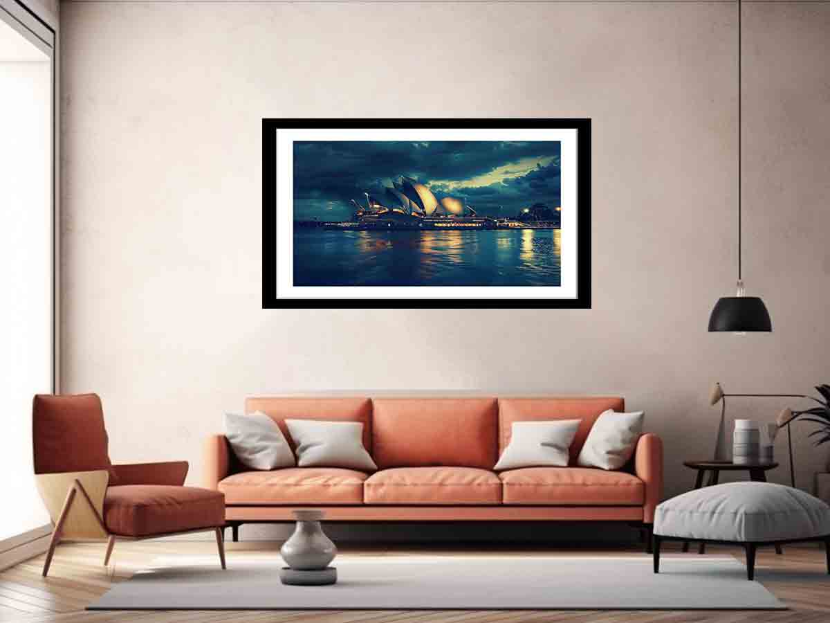 Opera House Framed Framed Print-4