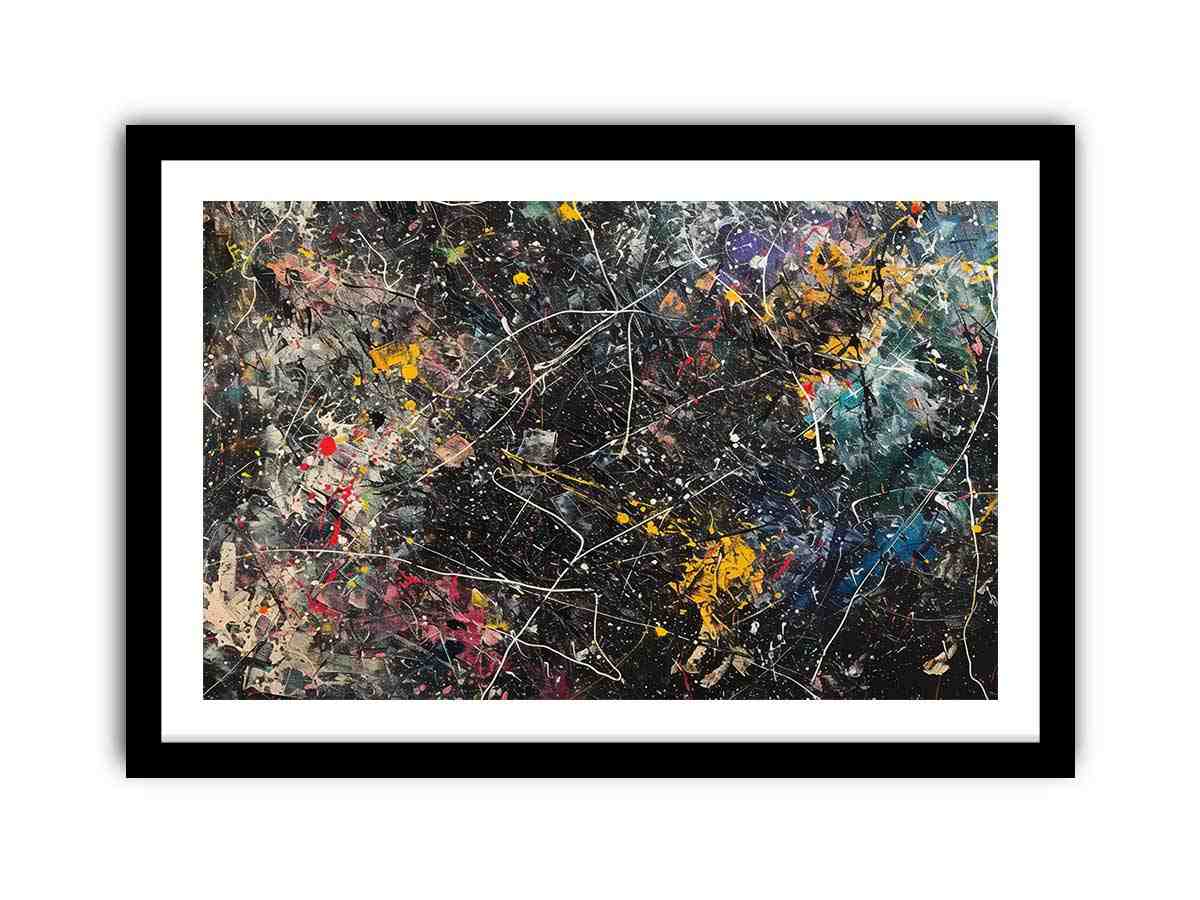 Color Drip Framed print-1