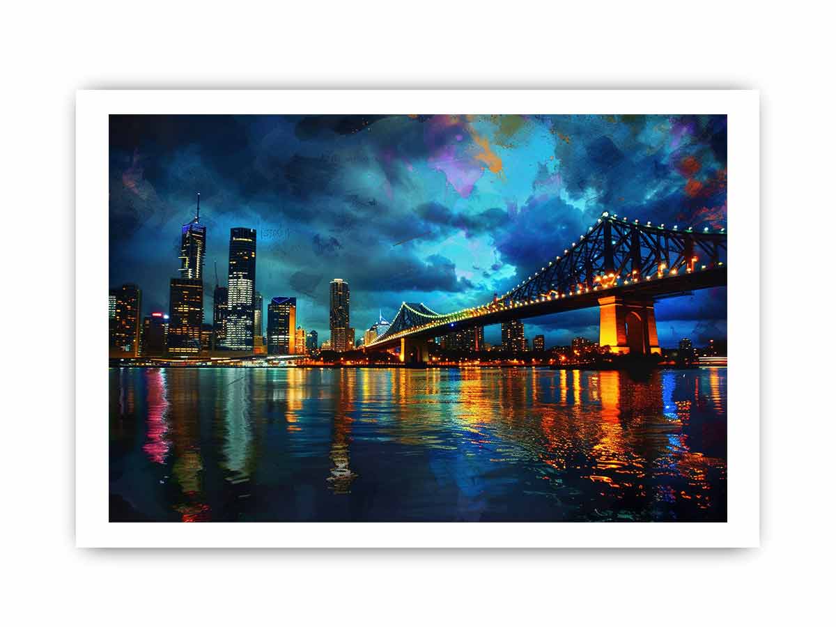 Brisbane River Framed Print-3